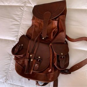 Leather Backpack